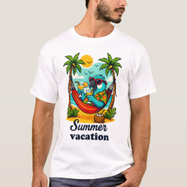 Camiseta Estilo de Ave da Praia
