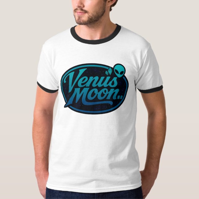 Camiseta Estilo de Banda de Venus Moon (Frente)