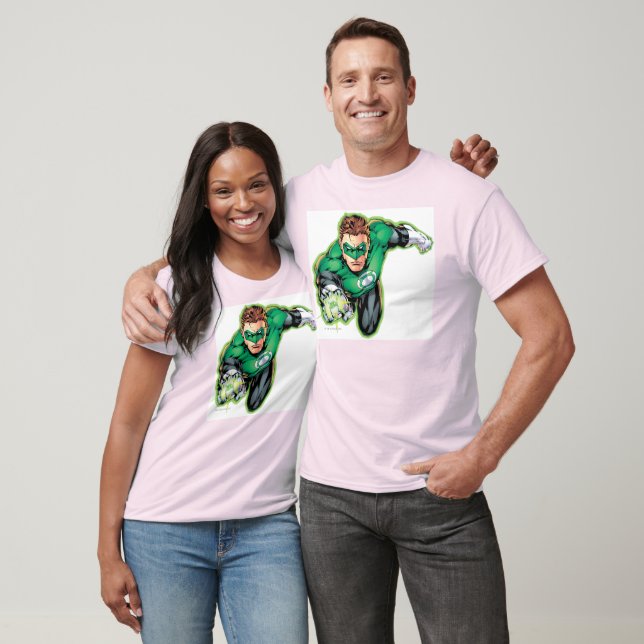 Camiseta Estilo de banda desenhada - Anel na frente (Unissex)
