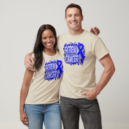 Camiseta Estilo de banda desenhada do Cancer Colon