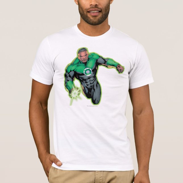 Camiseta Estilo de banda desenhada - Lanterna Verde (Frente)
