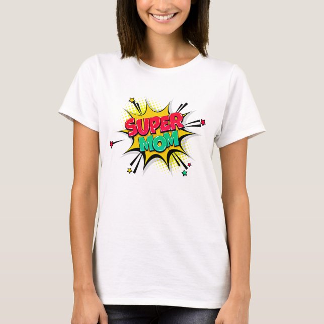 Camiseta Estilo de banda desenhada Pop Arte Retro Amarelo A (Frente)