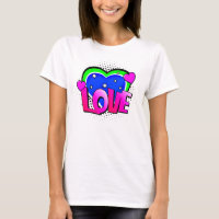 Estilo de banda desenhada Pop Arte Retro Azul Verd