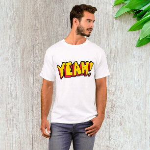 Camiseta Estilo de banda desenhada Sim Texto Gráfico em Ama