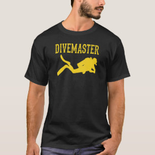 Camiseta Estilo de Bandeira de Mergulho Instrutor de Mergul