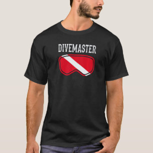 Camiseta Estilo de Bandeira de Mergulho Instrutor de Mergul