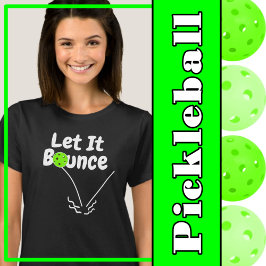 Camiseta Estilo de Bateria Deixando que Saltasse Verde Pers