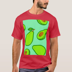 Camiseta Estilo de Beleza da Moda Avocado