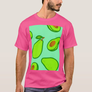 Camiseta Estilo de Beleza da Moda Avocado Estilo Clássico T