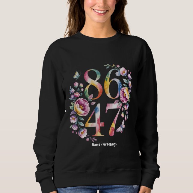 Camiseta Estilo de Boho Floral Sutil 8647 Um Protesto Pacíf (Frente)