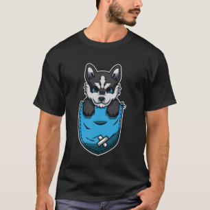 Camiseta Estilo de bolso do rouco