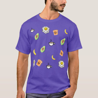 Camiseta Estilo de café da manhã bonito, avocado Clássico,
