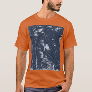 Camiseta Estilo de Caminho de Ferro 1
