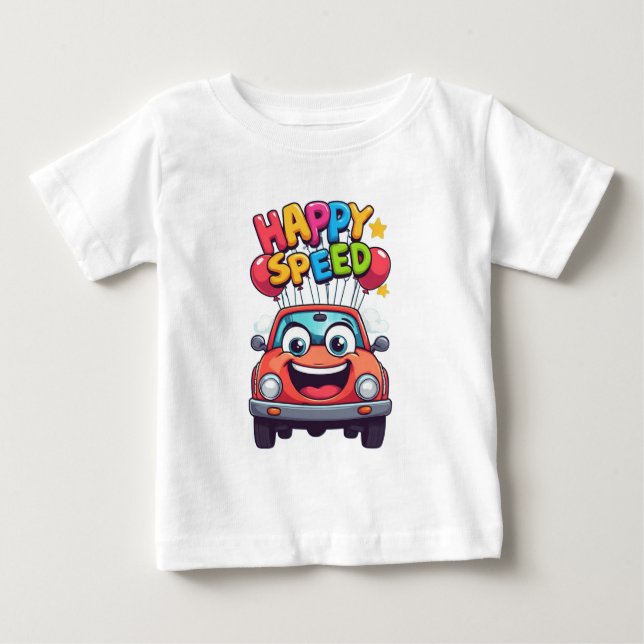 Camiseta 🚘 Estilo de Carro Divertido Para Pequenos Explora (Frente)