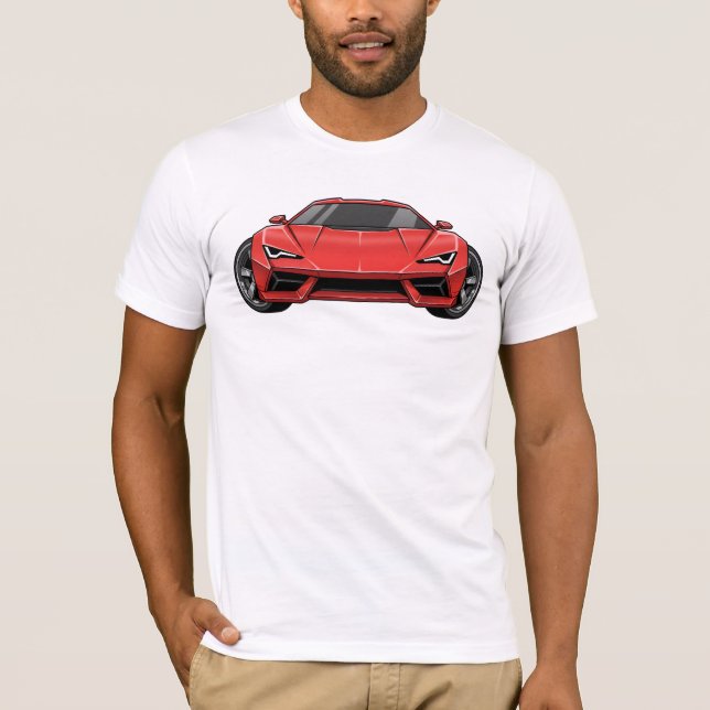 Camiseta Estilo de Carro Toon (Frente)