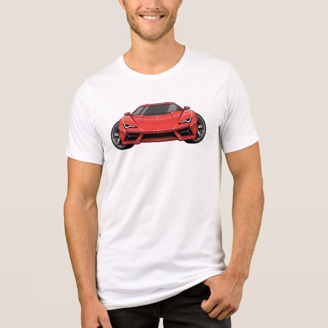 Camiseta Estilo de Carro Toon (Frente)