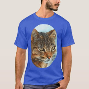 Camiseta Estilo de Cartografia Artística Preto Tópico Tabby