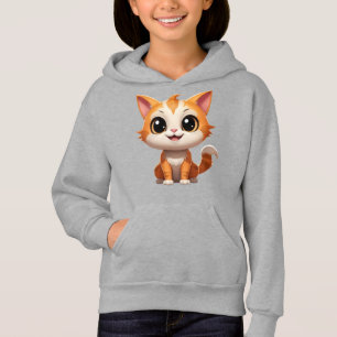 Camiseta Estilo de Cartoon de Gato Laranja Bonito - 89738