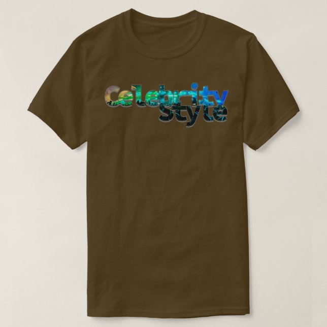 Camiseta Estilo de celebridade (Frente do Design)