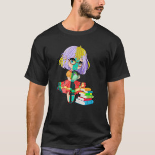 Camiseta Estilo de Chibi Gacha Cujo Estilo é Lendo Rapariga
