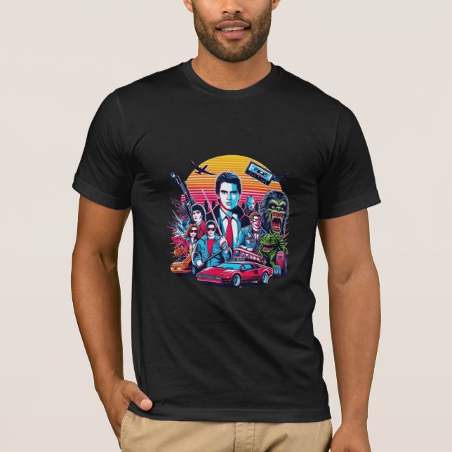 Camiseta Estilo de Cinema Antigo (Frente)