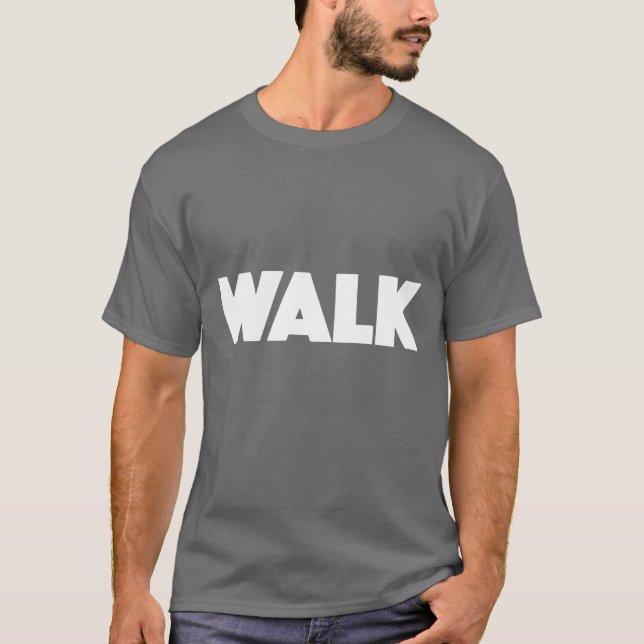 Camiseta Estilo de citação de caminhada menino (Frente)