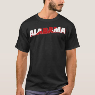 Camiseta Estilo de colheita do Alabama retro souvenir TSirt