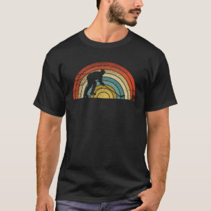 Camiseta Estilo de colheita retrô Esportes de hóquei no gel