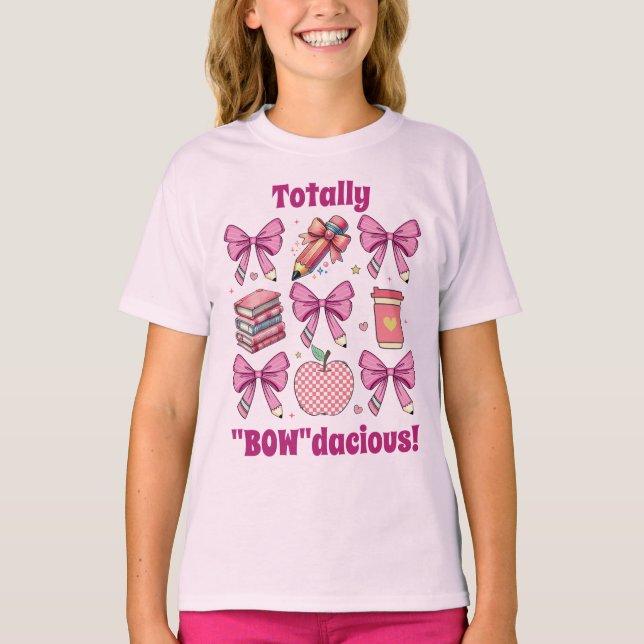 Camiseta Estilo de Coquete Totalmente "Bowdacious" Personal (Frente)