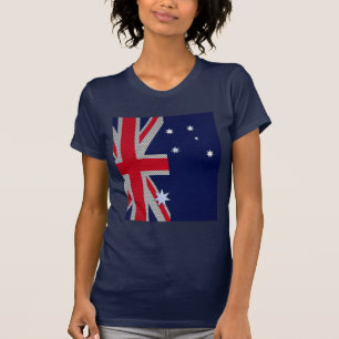 Camiseta Estilo de Cromo de Fibra de Carbono Design na Aust