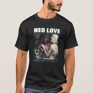 Camiseta Estilo de Cyberpunk Aestético Futurístico Cyborg N