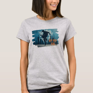 Camiseta Estilo de Dança Hip-Hop Urbano
