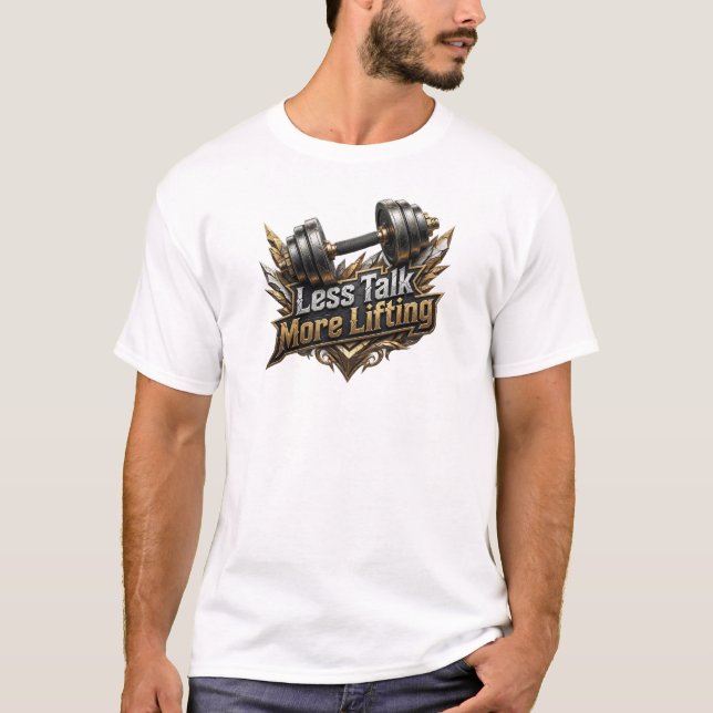 Camiseta Estilo de declaração impressionante MENOS FALA MAI (Frente)