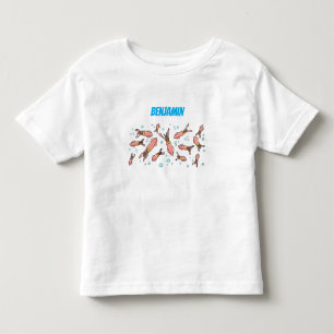 Camiseta Estilo de desenho animado de lula rosa