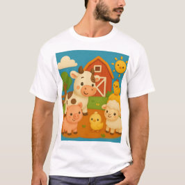 Camiseta Estilo de desenho animado infantil gráfico de bebê