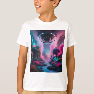 Camiseta estilo de desenho animado minimalista t shirt desi