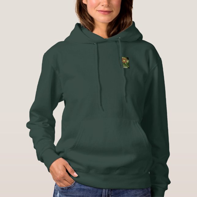 CAMISETA ESTILO DE DESIGN DE CAPUZ FEMININO  (Frente)