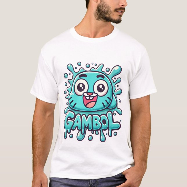 Camiseta Estilo de Divisão do Símbolo (Frente)