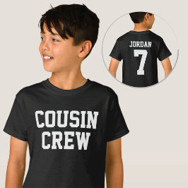 Camiseta Estilo de esporte personalizado Cousin Crew