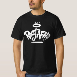 Camiseta Estilo de Etiqueta de Grafite Rastafari Reggae T-S