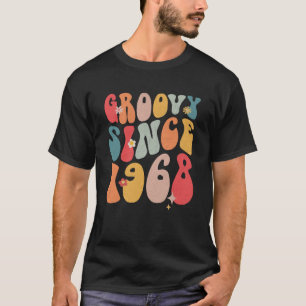 Camiseta Estilo de Flores Coloridas desde 1968 Estilo 54t