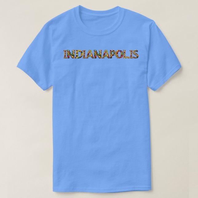 Camiseta Estilo de fruta da cidade de Indianápolis (Frente do Design)