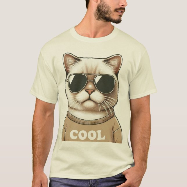 Camiseta Estilo de gato (Frente)