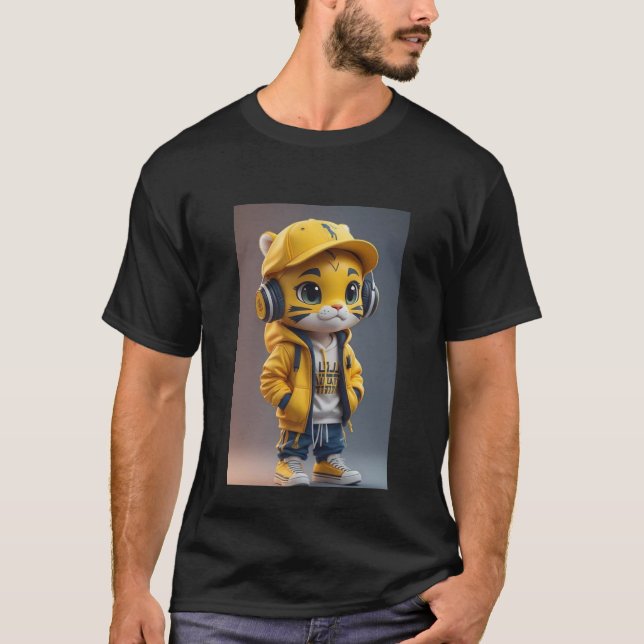 CAMISETA ESTILO DE GATO (Frente)
