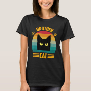 Camiseta Estilo de Gato Irmão Gato Irmão Vintage, Retro 6