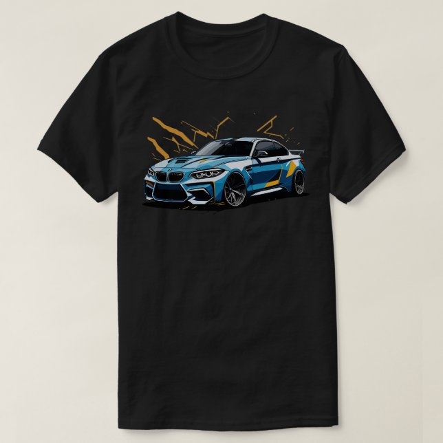 Camiseta Estilo de Grafite BMW M2 f87 (Frente do Design)