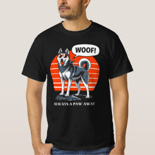 Camiseta Estilo de Grafite Cão Arte Clássica