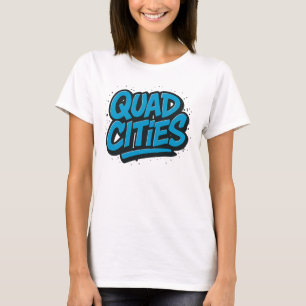 Camiseta Estilo de Grafite das cidades quádruplas - Urban S