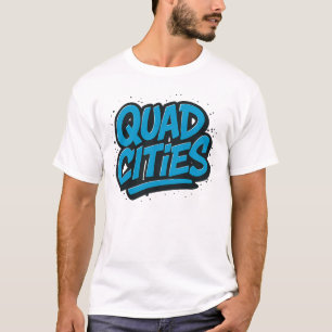 Camiseta Estilo de Grafite das cidades quádruplas - Urban S