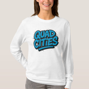 Camiseta Estilo de Grafite das cidades quádruplas - Urban S